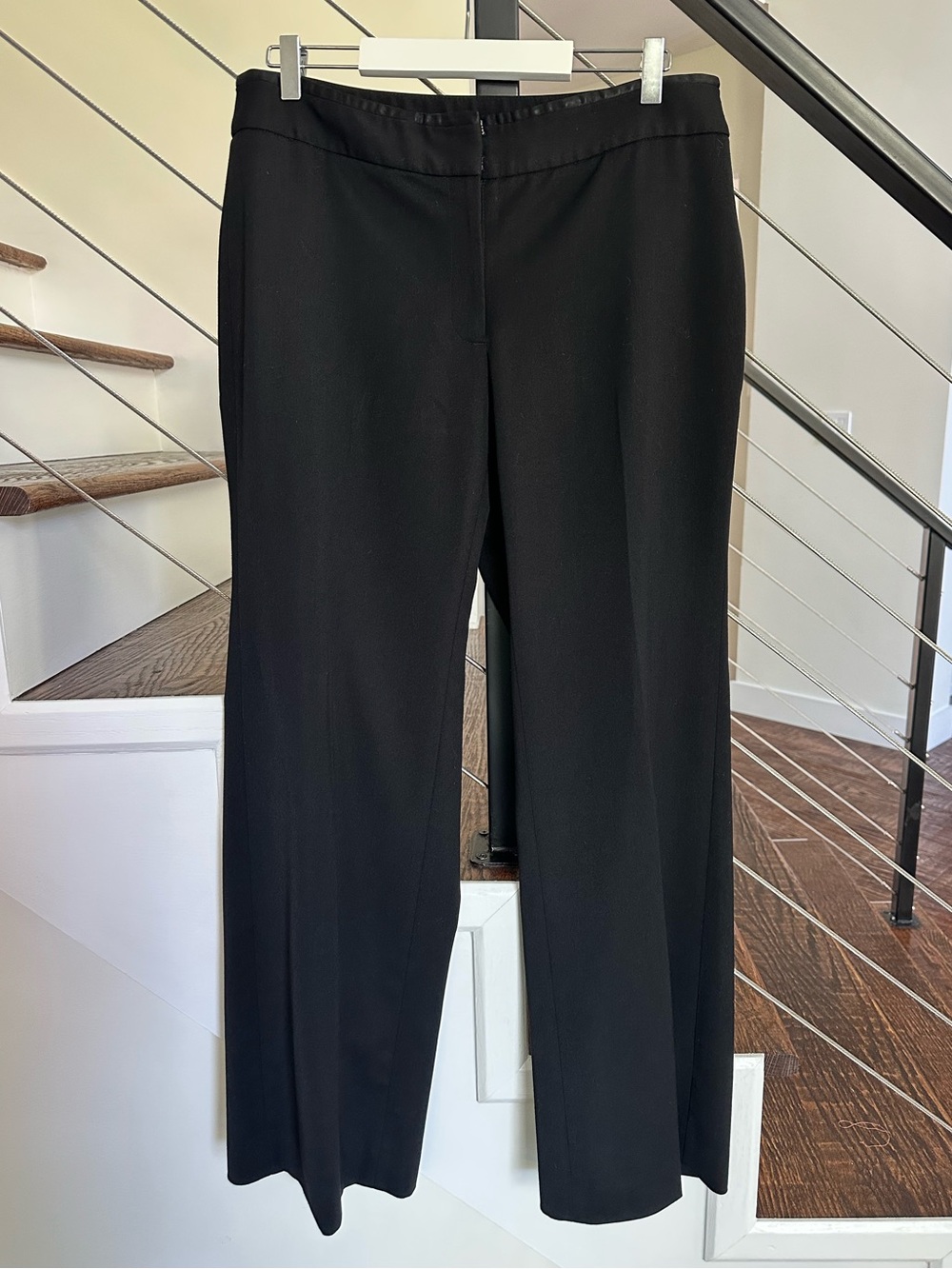 White House Black Market Legacy Boot Cut Pants Black Career | Size: 12 R